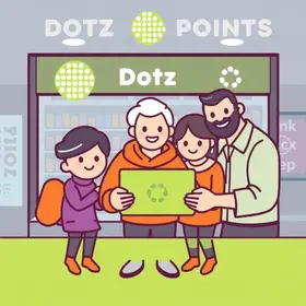 Dotz e lojas parceiras para famílias: como organizar pontos para iniciantes